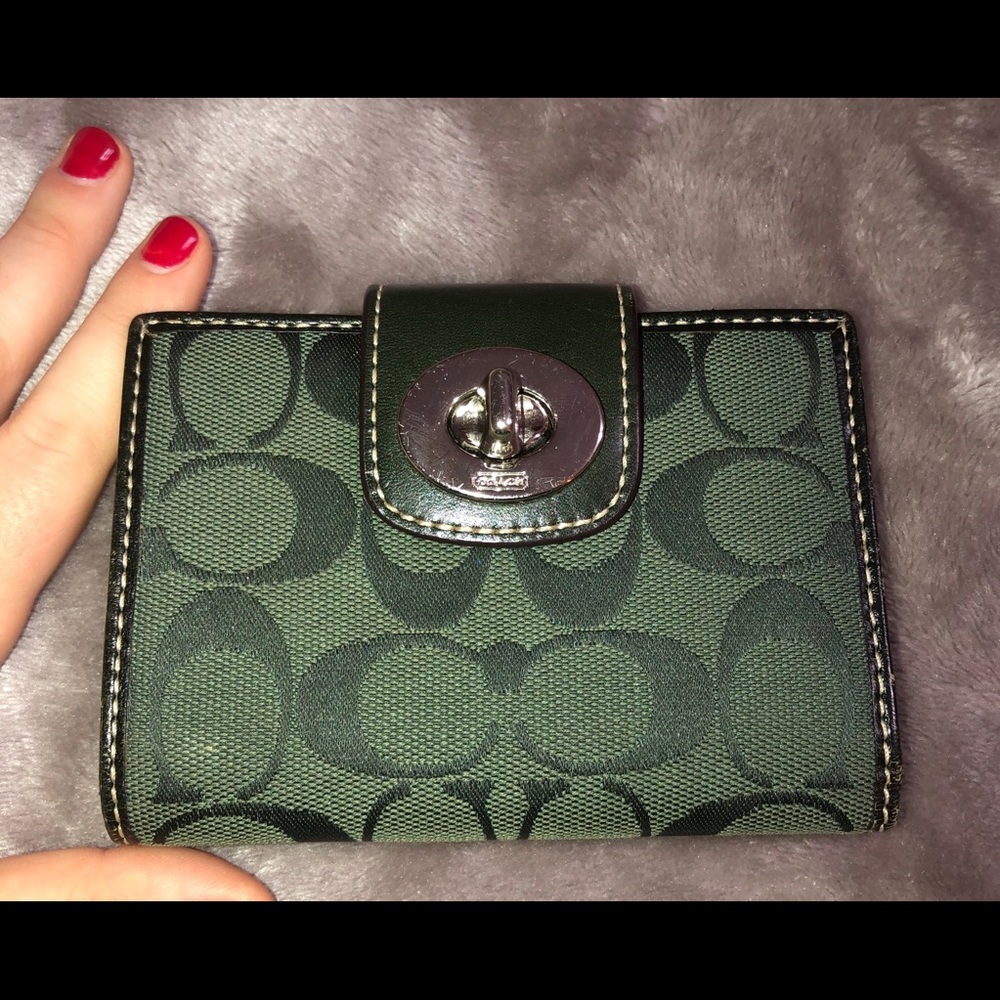 Coach Dark Green Wallet
